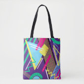Geometrisch patroon van 90 tote bag (Voorkant)