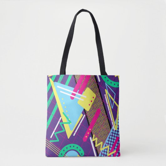 Geometrisch patroon van 90 tote bag (Voorkant)