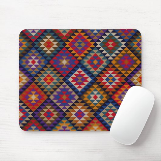 Geometrisch patroon van breiwerk muismat (Met muis)