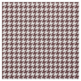 Geometrisch patroon van bruin en wit stof