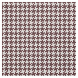 Geometrisch patroon van bruin en wit stof