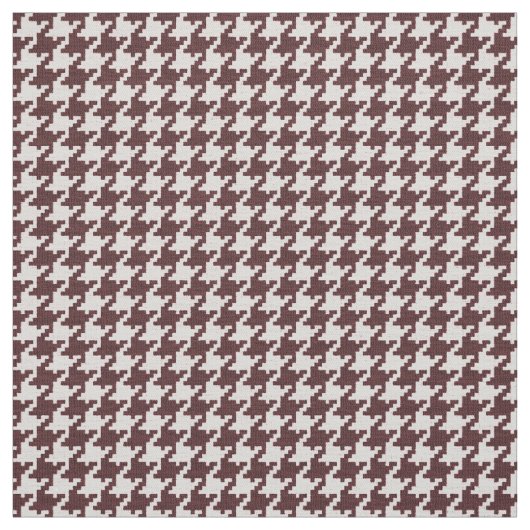 Geometrisch patroon van bruin en wit stof (Swatch)