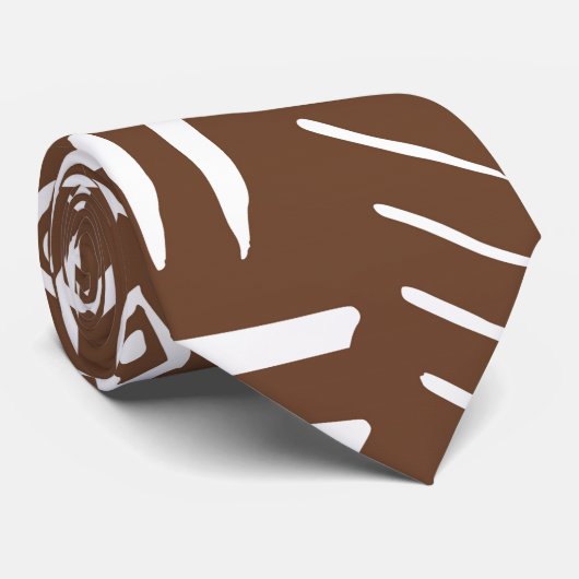 Geometrisch patroon van de etherische tribale modd stropdas (Opgerold)