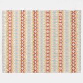 Geometrisch patroon van de etnische bohemische sti fleece deken (Voorkant (Horizontaal))
