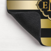 Geometrisch patroon van de goudstrook muismat (Hoek)