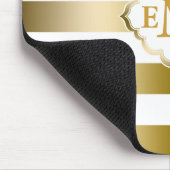 Geometrisch patroon van de goudstrook muismat (Hoek)