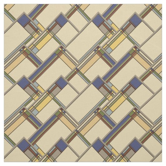 Geometrisch patroon van de Herfst van de Kunst Stof (Swatch)