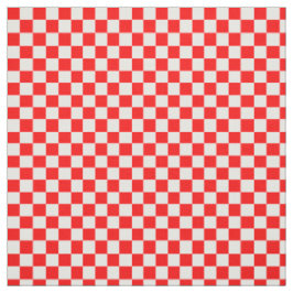 Geometrisch patroon van de Kroatische rode witte c Stof