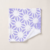 geometrisch patroon van de lavender bad handdoek (Wasdoekje)