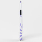 geometrisch patroon van de lavender Case-Mate iPhone case (Achterkant/rechts)