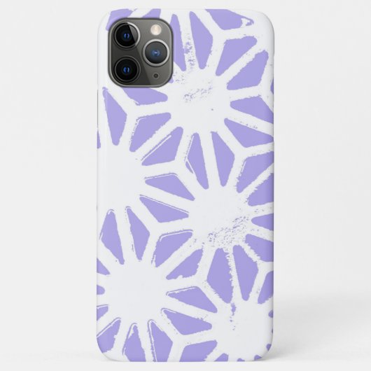 geometrisch patroon van de lavender Case-Mate iPhone case (Achterkant)