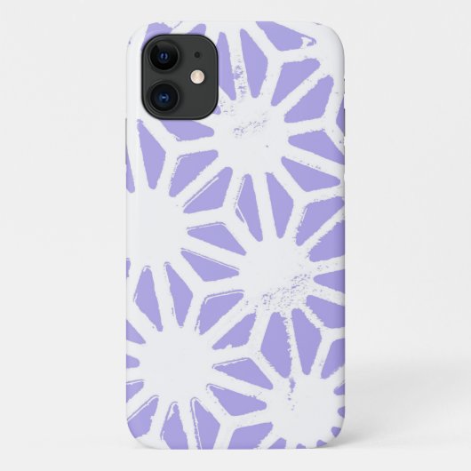 geometrisch patroon van de lavender Case-Mate iPhone case (Achterkant)