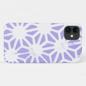 geometrisch patroon van de lavender Case-Mate iPhone case (Achterkant (horizontaal))