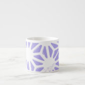 geometrisch patroon van de lavender espresso kop (Voorkant)