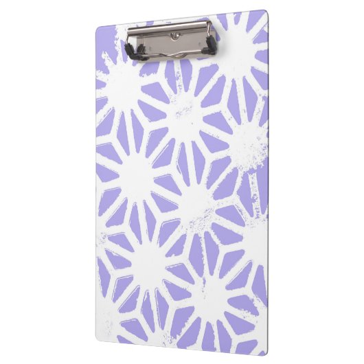 geometrisch patroon van de lavender klembord (Links)