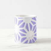 geometrisch patroon van de lavender koffiemok (Center)