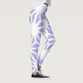 geometrisch patroon van de lavender leggings (Rechts)