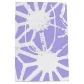 geometrisch patroon van de lavender medium cadeauzakje (Voorkant)