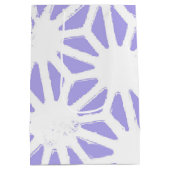 geometrisch patroon van de lavender medium cadeauzakje (Achterkant)
