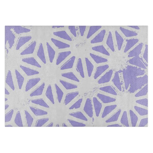 geometrisch patroon van de lavender snijplank (Voorkant)