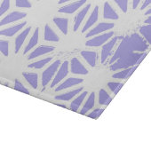 geometrisch patroon van de lavender snijplank (Hoek)