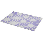 geometrisch patroon van de lavender snijplank (Hoek)