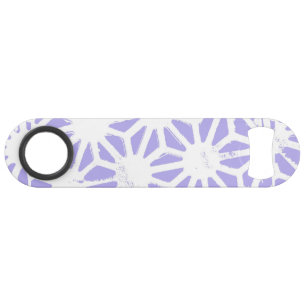 geometrisch patroon van de lavender speed flessenopener