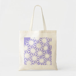 geometrisch patroon van de lavender tote bag