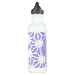 geometrisch patroon van de lavender waterfles 