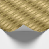 Geometrisch patroon van de moderne goudstropen cadeaupapier (Hoek)