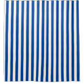 Geometrisch patroon van de Preppy Navy en de Witte Douchegordijn (Voorkant)