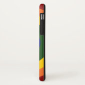 Geometrisch patroon van de regenboogbullseye Case-Mate iPhone case (Achterkant/links)