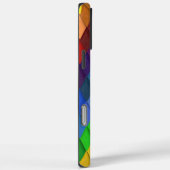 Geometrisch patroon van de regenboogdiamant Case-Mate iPhone case (Achterkant / Rechts)