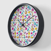 Geometrisch patroon van de Retro van 80-kleuren (Hoek)