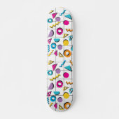 Geometrisch patroon van de Retro van 80-kleuren Persoonlijk Skateboard (Voorkant)
