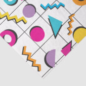 Geometrisch patroon van de Retro van 80-kleuren Tissuepapier (Detail)