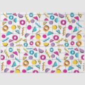 Geometrisch patroon van de Retro van 80-kleuren Tissuepapier (Voorkant)