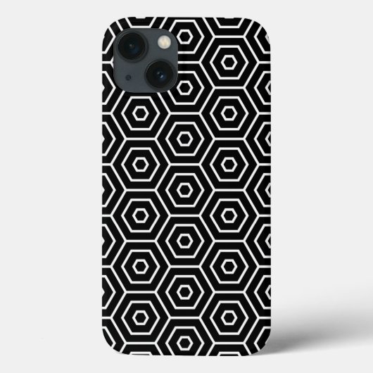 Geometrisch patroon van de textuur van hexagons Case-Mate iPhone case (Achterkant)