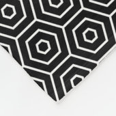Geometrisch patroon van de textuur van hexagons fleece deken (Hoek)