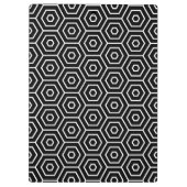 Geometrisch patroon van de textuur van hexagons klembord (Achterkant)