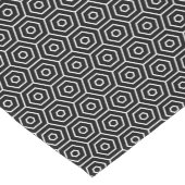 Geometrisch patroon van de textuur van hexagons korte tafelloper (Hoek)