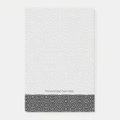 Geometrisch patroon van de textuur van hexagons post-it® notes (Voorkant)
