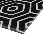 Geometrisch patroon van de textuur van hexagons snijplank (Hoek)