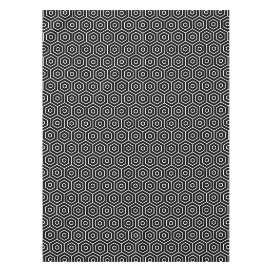 Geometrisch patroon van de textuur van hexagons tafelkleed (Voorkant)