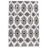Geometrisch patroon van de zwarte en witte etnisch medium cadeauzakje (Voorkant)