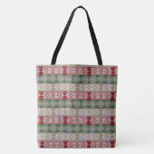 Geometrisch patroon van etnische Afrikaanse stamme Tote Bag (Voorkant)