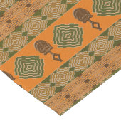 Geometrisch patroon van etnische afrikanen korte tafelloper (Hoek)