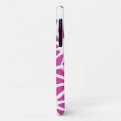 geometrisch patroon van Fuchsia Case-Mate iPhone Case (Achterkant/links)