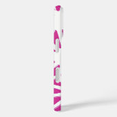 geometrisch patroon van Fuchsia Case-Mate iPhone Case (Achterkant / Rechts)