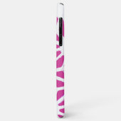 geometrisch patroon van Fuchsia Case-Mate iPhone Case (Achterkant/links)